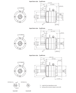 VRL 205 Frame Size Technical Data and Available Options - Nidec Drive ...